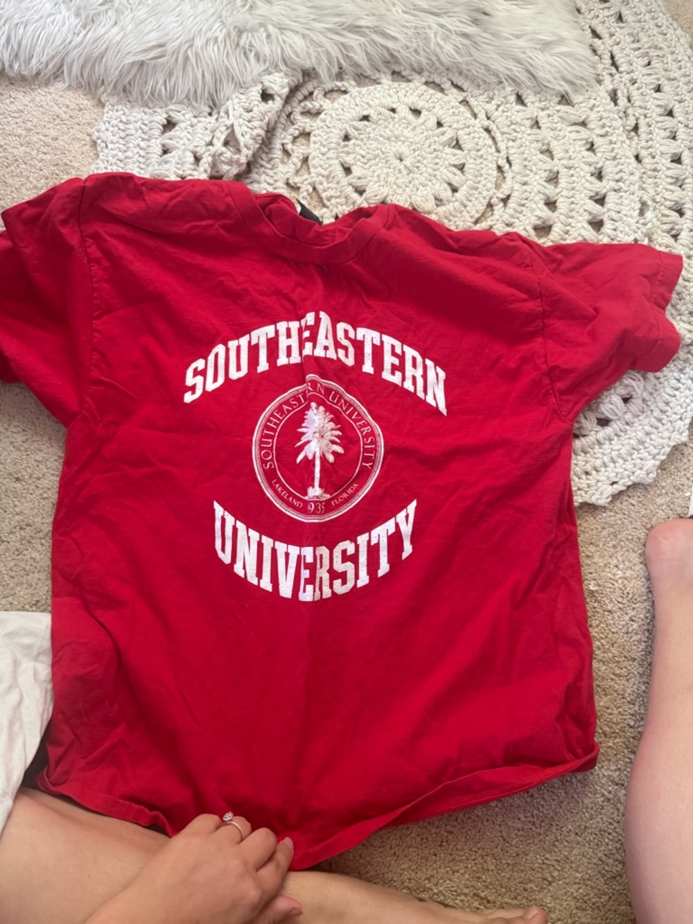 Southeastern University Red Graphic Tee